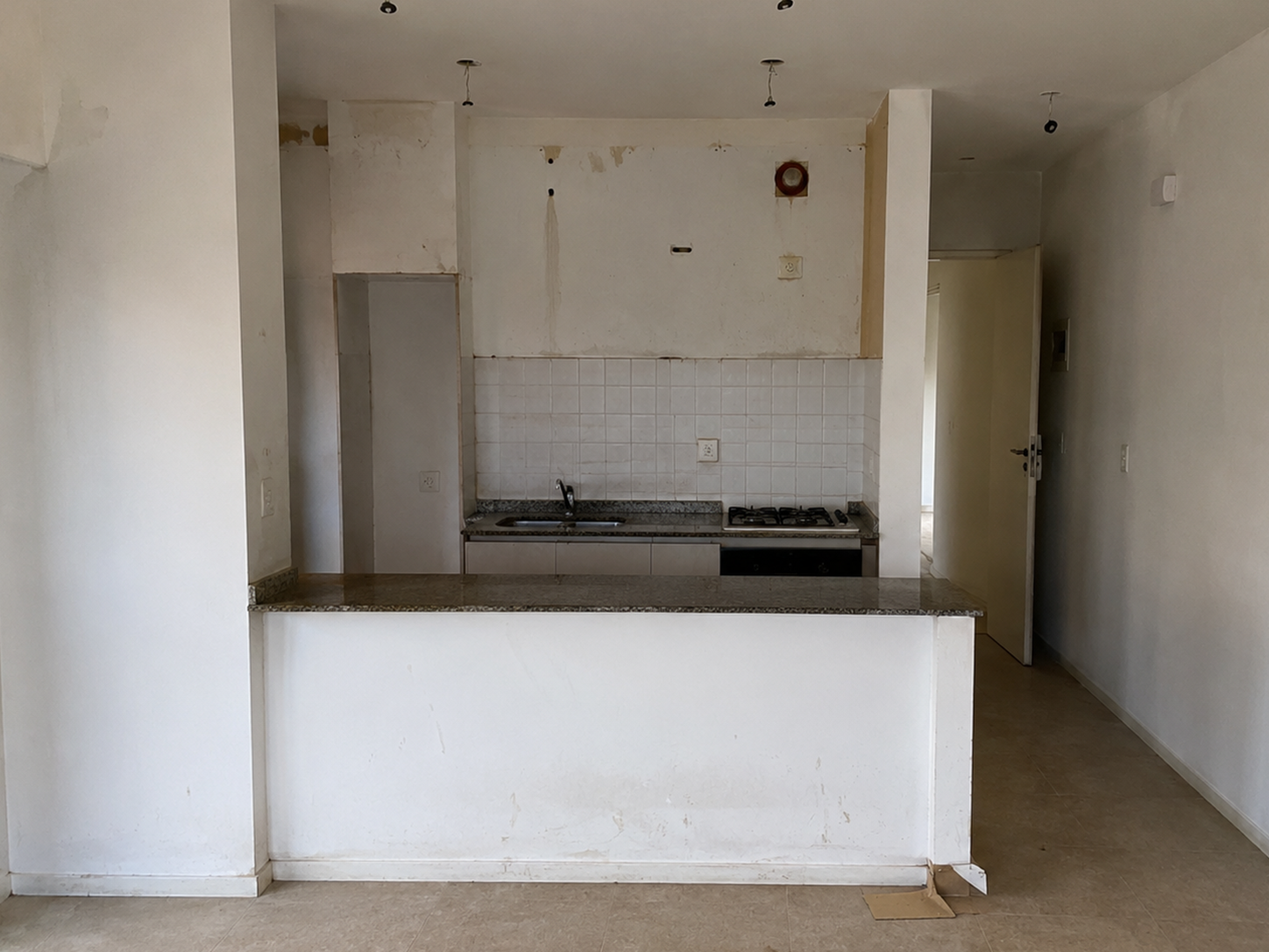 Ambiente antes de la remodelación